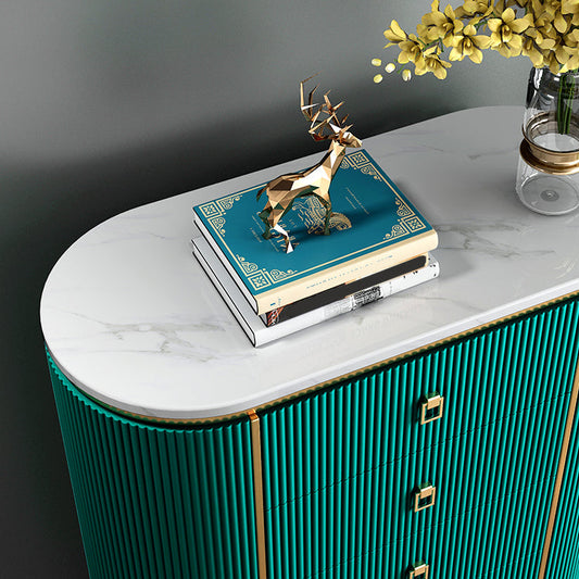 Modern Lingerie Chest Marble Vertical Storage Chest Dresser for Bedroom