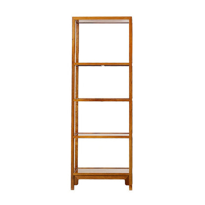 Bibliothèque contemporaine à l'arrière ouvert étagère et en bois avec étagères avec étagères