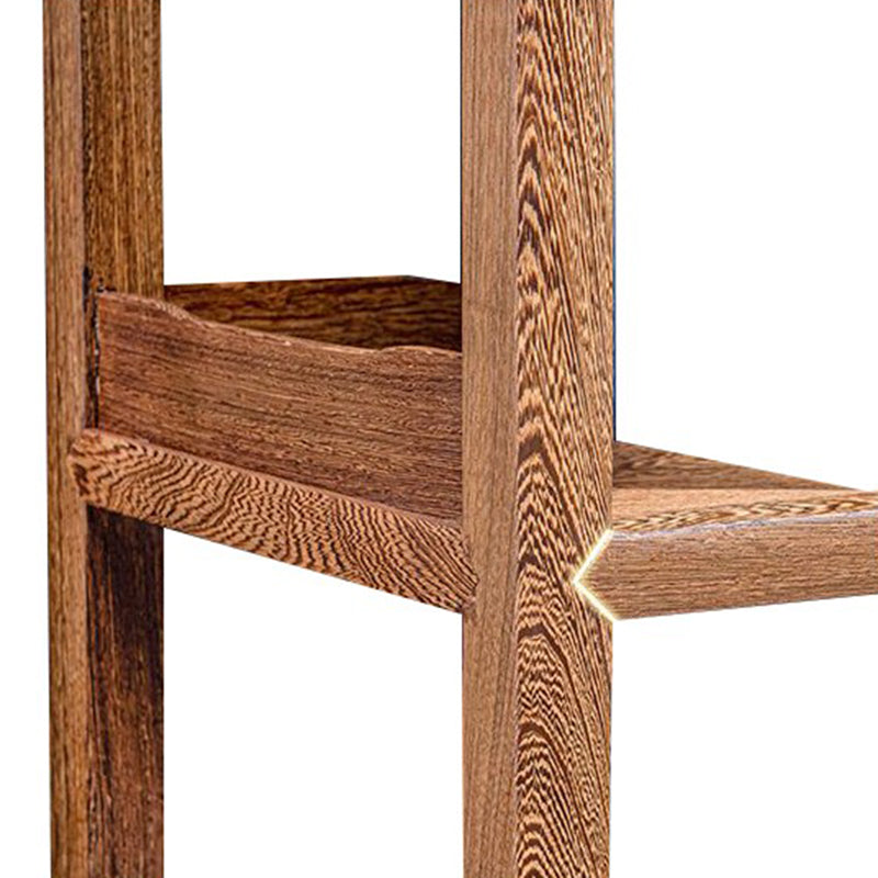 Bibliothèque contemporaine à l'arrière ouvert étagère et en bois avec étagères avec étagères