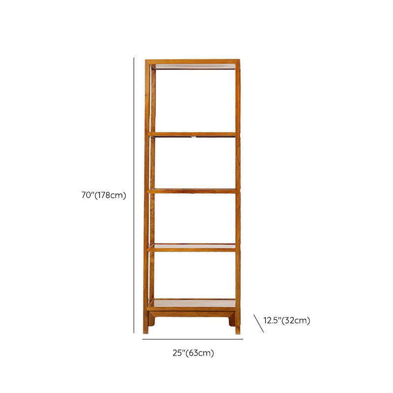 Bibliothèque contemporaine à l'arrière ouvert étagère et en bois avec étagères avec étagères