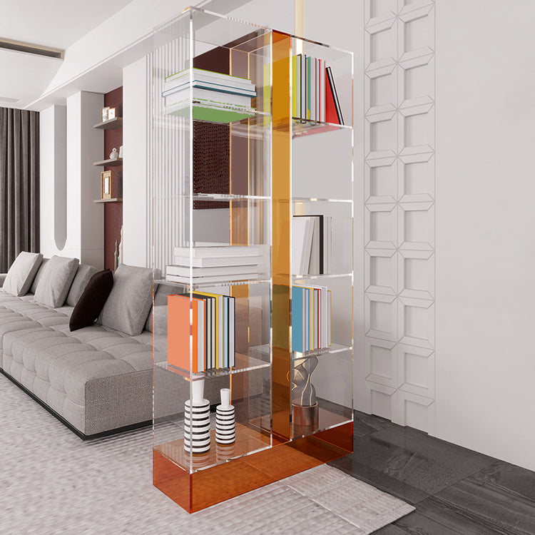 Moderne stijl Open Back boekenplank Acryl BOEKAST VOOR STUDIEKAMER