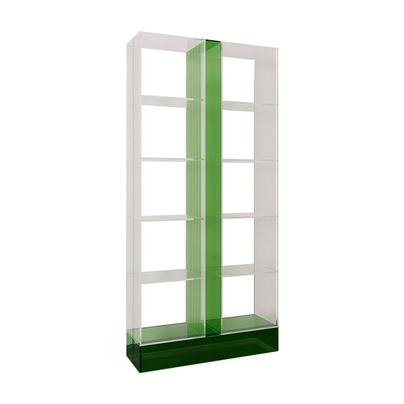 Moderne stijl Open Back boekenplank Acryl BOEKAST VOOR STUDIEKAMER
