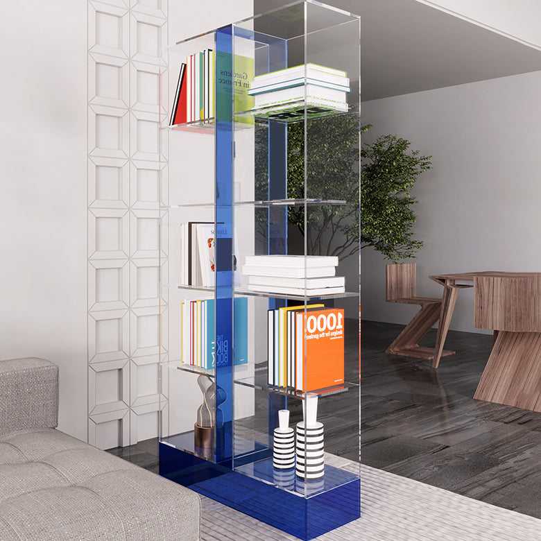 Moderne stijl Open Back boekenplank Acryl BOEKAST VOOR STUDIEKAMER
