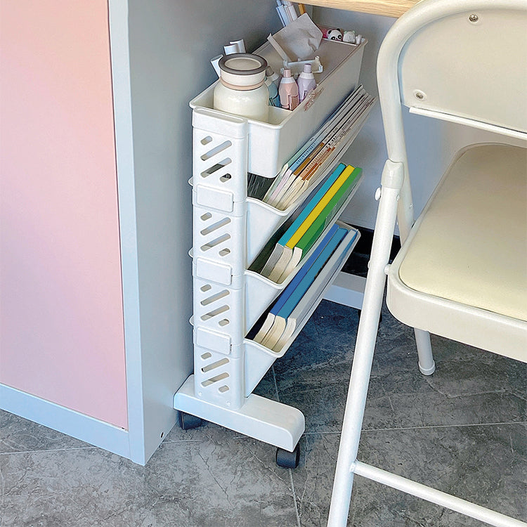 Libreria acrilica in stile chiuso in stile contemporaneo per la sala da studio