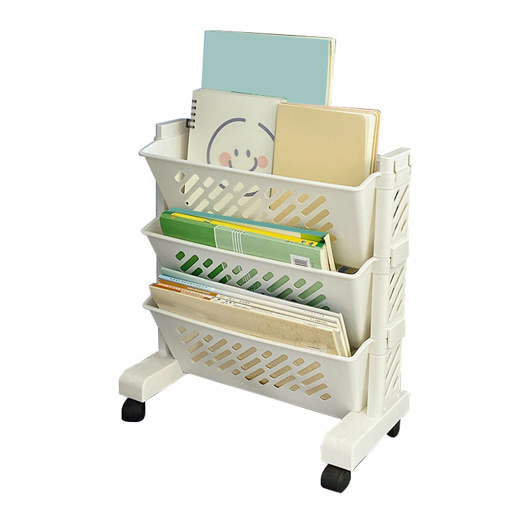 Libreria acrilica in stile chiuso in stile contemporaneo per la sala da studio