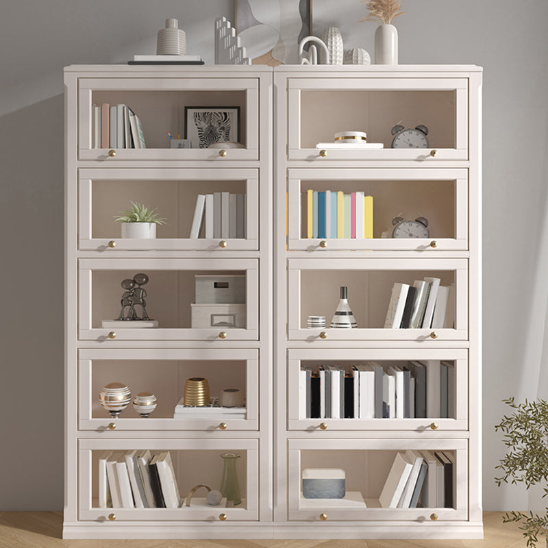 White Standard Bookcase Contemporary Wooden Bookshelf with Shelves Clearhalo 'Bookcases' 'furn' 'furn_bookcases' 'Furniture' 'Office Furniture' 7130038