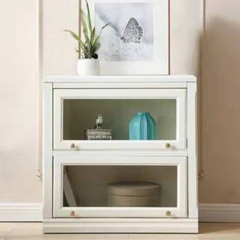 White Standard Bookcase Contemporary Wooden Bookshelf with Shelves 31"L x 13"W x 34"H Clearhalo 'Bookcases' 'furn' 'furn_bookcases' 'Furniture' 'Office Furniture' 7130039