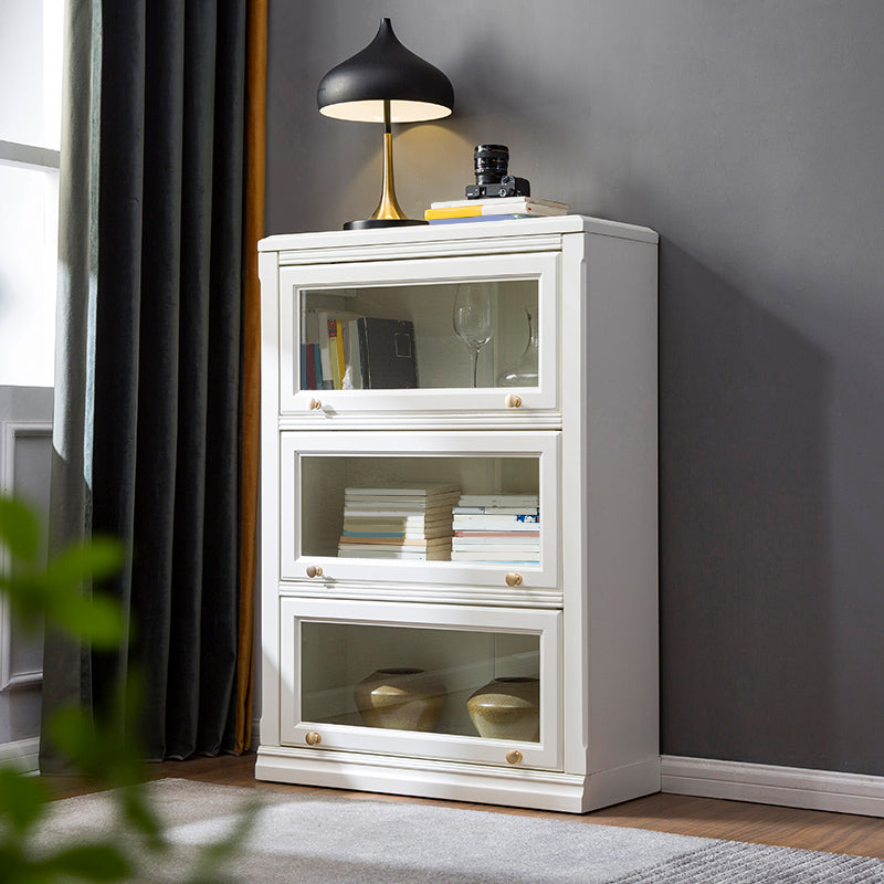 Libreria in legno contemporanea della libreria standard bianca con scaffali