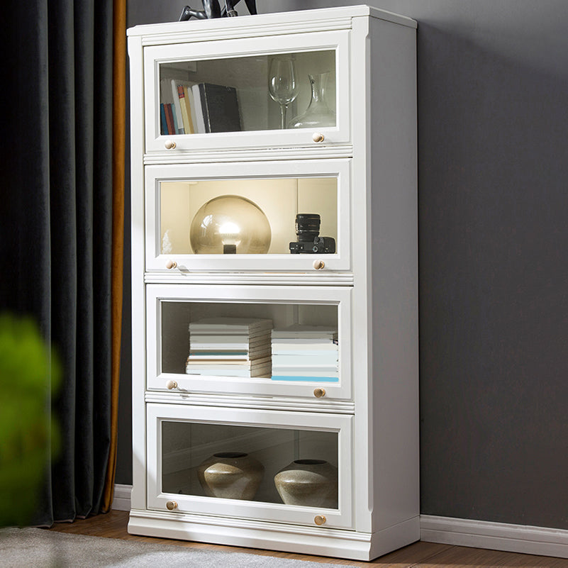 White Standard Bookcase Contemporary Wooden Bookshelf with Shelves Clearhalo 'Bookcases' 'furn' 'furn_bookcases' 'Furniture' 'Office Furniture' 7130042