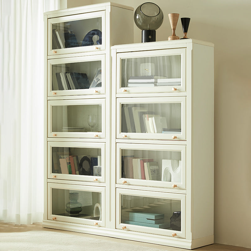 White Standard Bookcase Contemporary Wooden Bookshelf with Shelves Clearhalo 'Bookcases' 'furn' 'furn_bookcases' 'Furniture' 'Office Furniture' 7130043