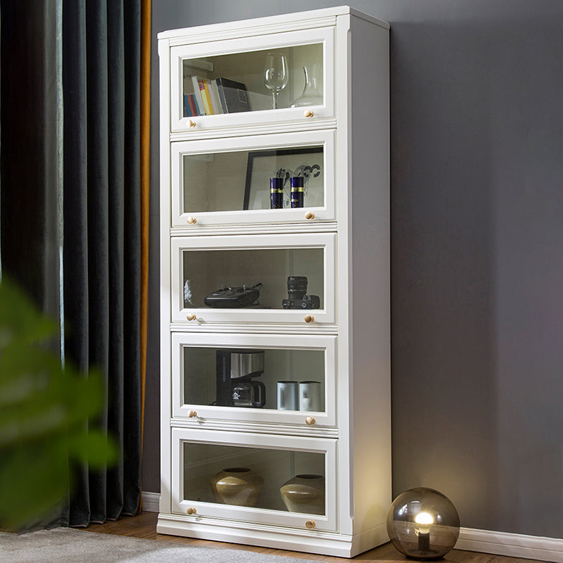 White Standard Bookcase Contemporary Wooden Bookshelf with Shelves Clearhalo 'Bookcases' 'furn' 'furn_bookcases' 'Furniture' 'Office Furniture' 7130044