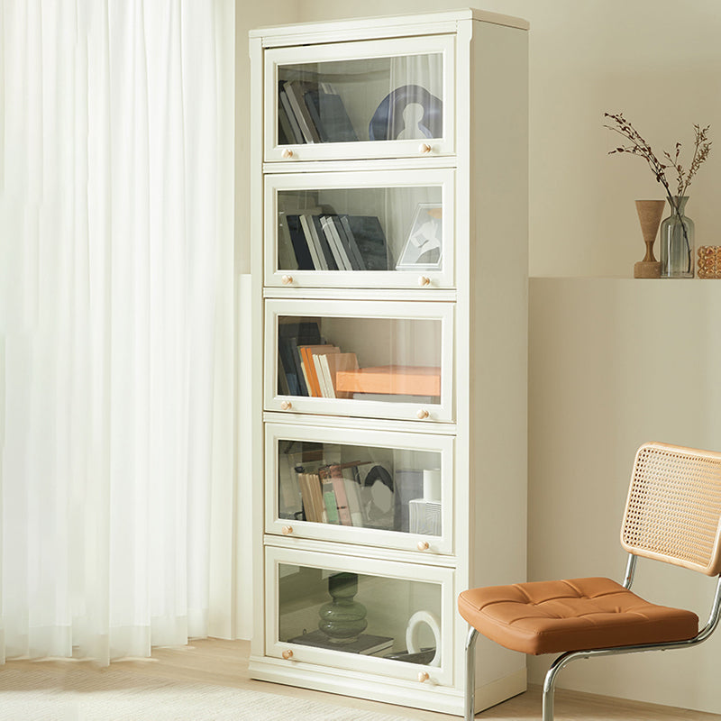 White Standard Bookcase Contemporary Wooden Bookshelf with Shelves Clearhalo 'Bookcases' 'furn' 'furn_bookcases' 'Furniture' 'Office Furniture' 7130045