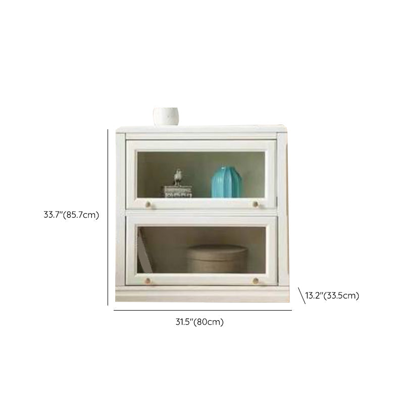 Libreria in legno contemporanea della libreria standard bianca con scaffali