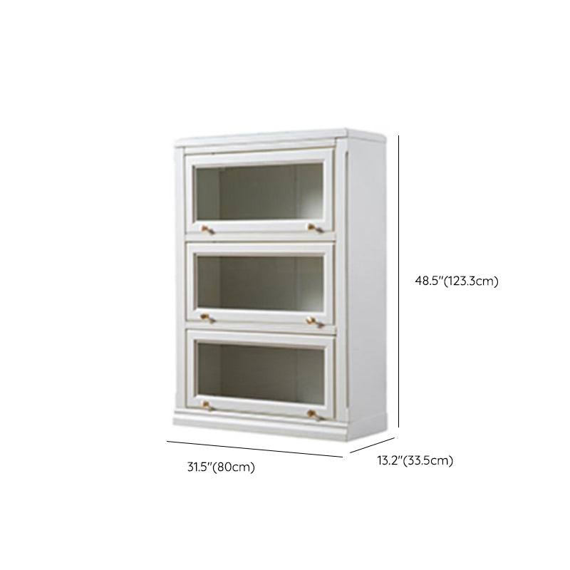 White Standard Bookcase Contemporary Wooden Bookshelf with Shelves Clearhalo 'Bookcases' 'furn' 'furn_bookcases' 'Furniture' 'Office Furniture' 7130053