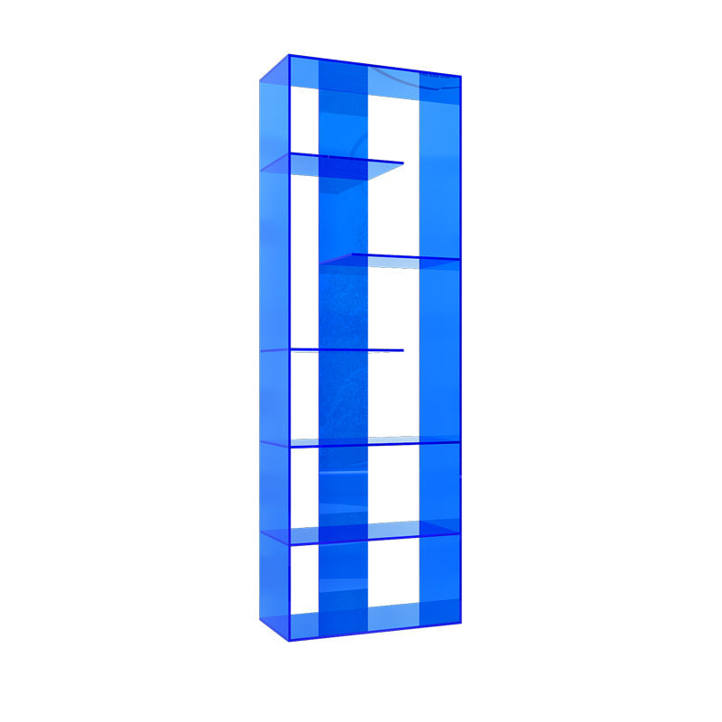 Zeitgenössischer Open Back Standard -Bücherregal -Acryl -Bücherregal für den Studienraum