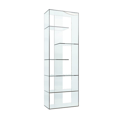 Zeitgenössischer Open Back Standard -Bücherregal -Acryl -Bücherregal für den Studienraum