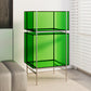 Contemporary Closed Back Standard Bookshelf Acrylic Bookcase with Shelves for Study Room Clearhalo 'Bookcases' 'furn' 'furn_bookcases' 'Furniture' 'Office Furniture' 7130098