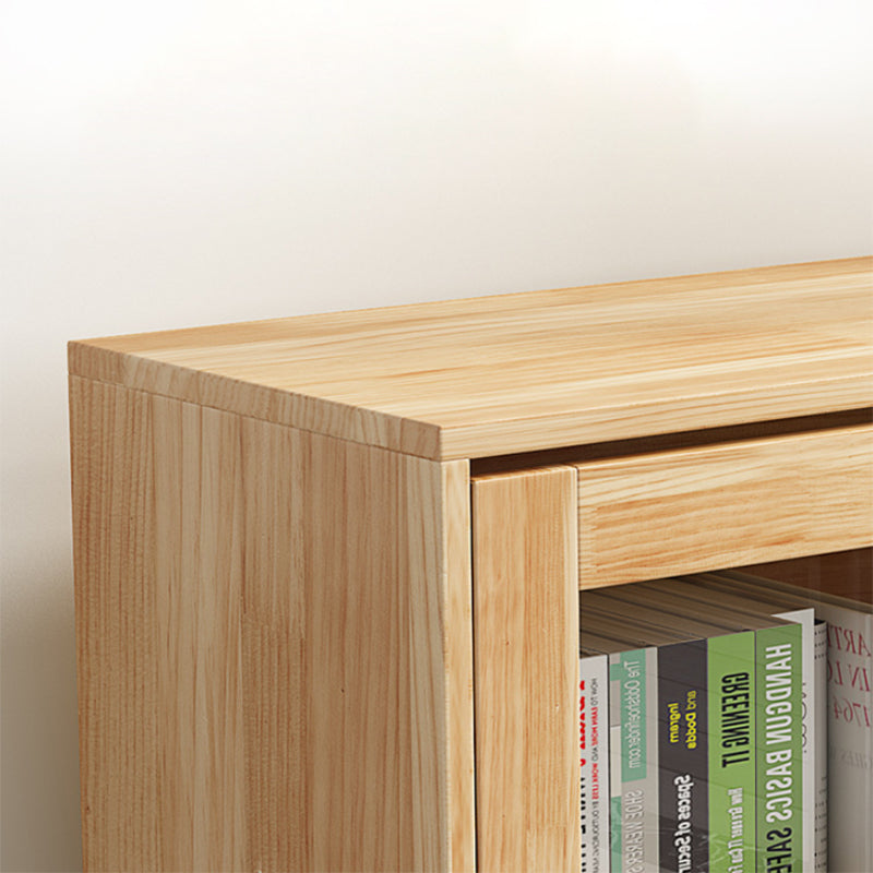 Libreria standard naturale in legno moderno libreria chiusa