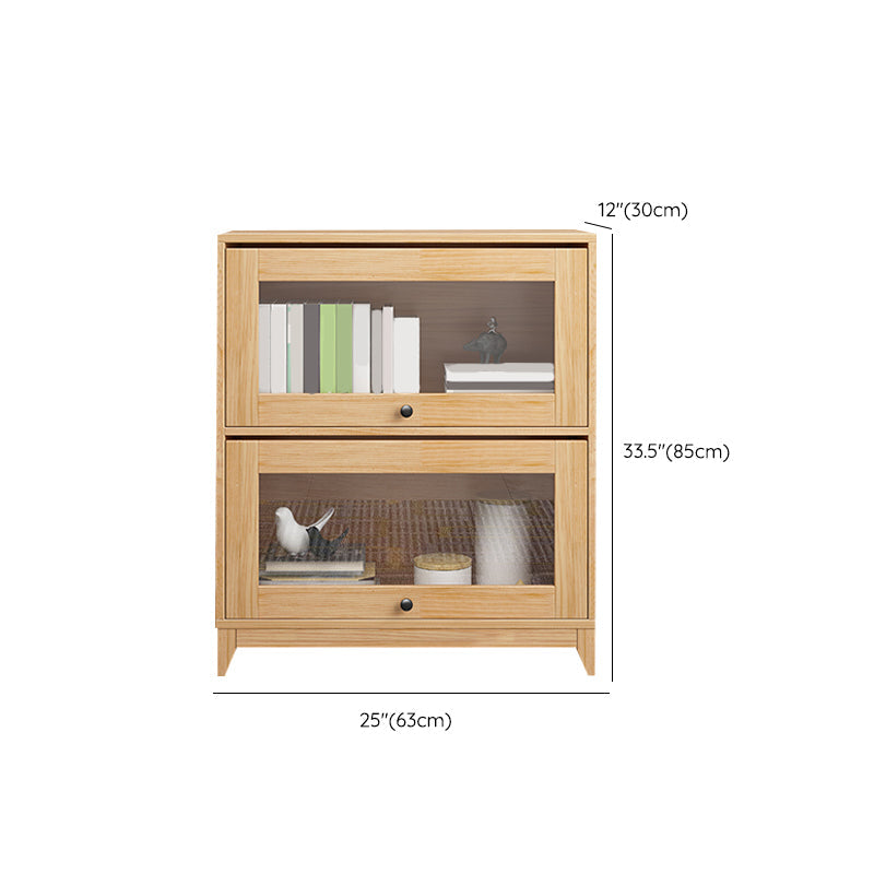 Libreria standard naturale in legno moderno libreria chiusa