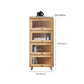 Libreria standard naturale in legno moderno libreria chiusa