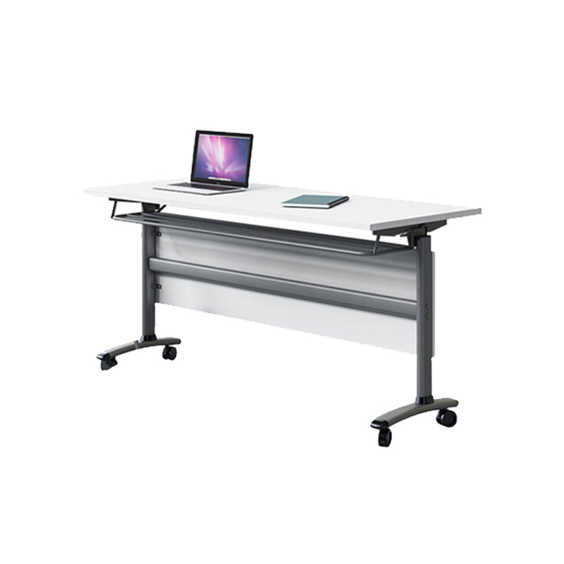 Wooden Modern Style Writing Desk T-Shape Base Office Table with 2-Legs for Office 70.9"L x 23.6"W x 29.5"H Clearhalo 'furn' 'furn_office_desk' 'Furniture' 'Office Desks' 'Office Furniture' 'office_desk' 7130284