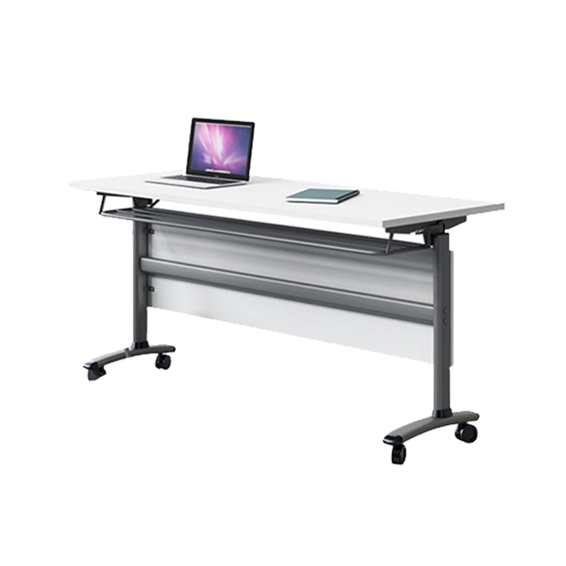 Wooden Modern Style Writing Desk T-Shape Base Office Table with 2-Legs for Office Clearhalo 'furn' 'furn_office_desk' 'Furniture' 'Office Desks' 'Office Furniture' 'office_desk' 7130288