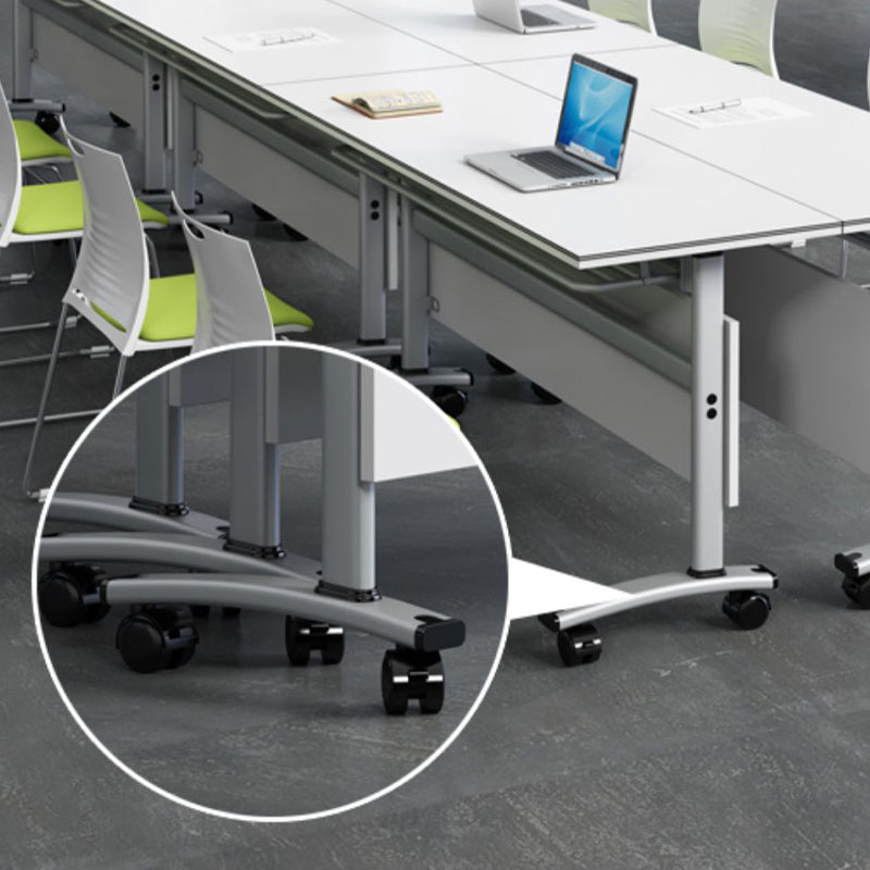 Wooden Modern Style Writing Desk T-Shape Base Office Table with 2-Legs for Office Clearhalo 'furn' 'furn_office_desk' 'Furniture' 'Office Desks' 'Office Furniture' 'office_desk' 7130289