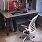 Industrial Rectangular Computer Desk Antique Finish Gaming Desk
