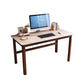 Industrial Rectangular Computer Desk Antique Finish Gaming Desk