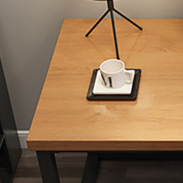 Industrial Solid Wood Gaming Desk 29.53" Tall Rectangular Computer Desk Clearhalo 'furn' 'furn_office_desk' 'Furniture' 'Office Desks' 'Office Furniture' 'office_desk' 7130517