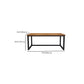 Industrial Solid Wood Gaming Desk 29.53" Tall Rectangular Computer Desk Clearhalo 'furn' 'furn_office_desk' 'Furniture' 'Office Desks' 'Office Furniture' 'office_desk' 7130524
