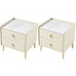 2 tiroirs Accent Table table de nuit table de nuit contemporaine pour chambre à coucher
