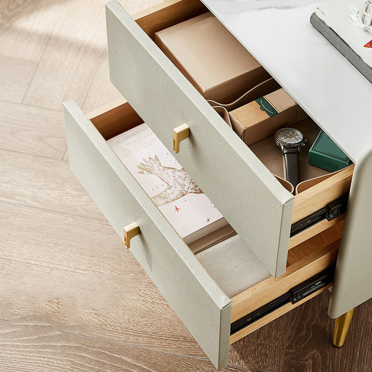 2 tiroirs Accent Table table de nuit table de nuit contemporaine pour chambre à coucher