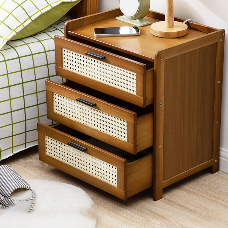Contemporary Night Table Open Storage Accent Table Nightstand for Home Clearhalo 'Bedroom Furniture' 'furn' 'furn_night_stand' 'Furniture' 'night_stand' 'Nightstands' 7130698