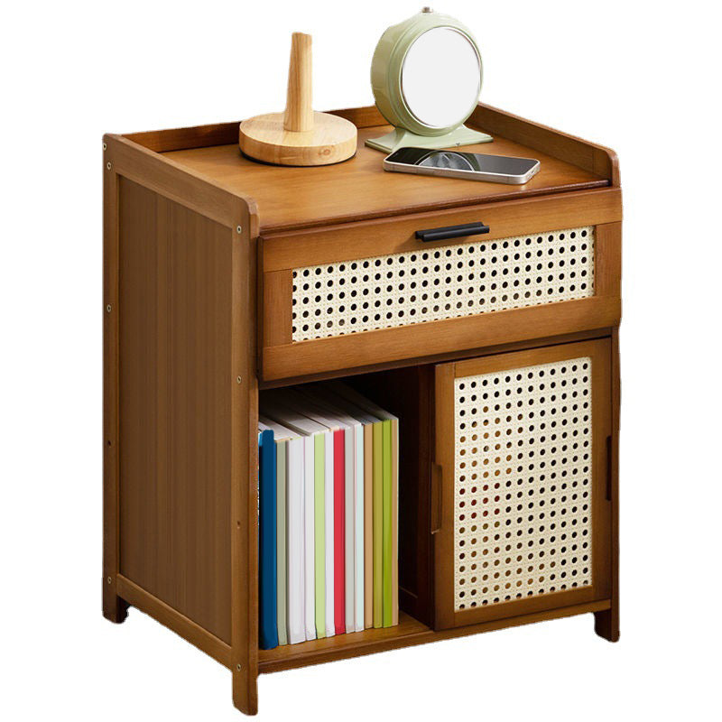 Contemporary Night Table Open Storage Accent Table Nightstand for Home Clearhalo 'Bedroom Furniture' 'furn' 'furn_night_stand' 'Furniture' 'night_stand' 'Nightstands' 7130699
