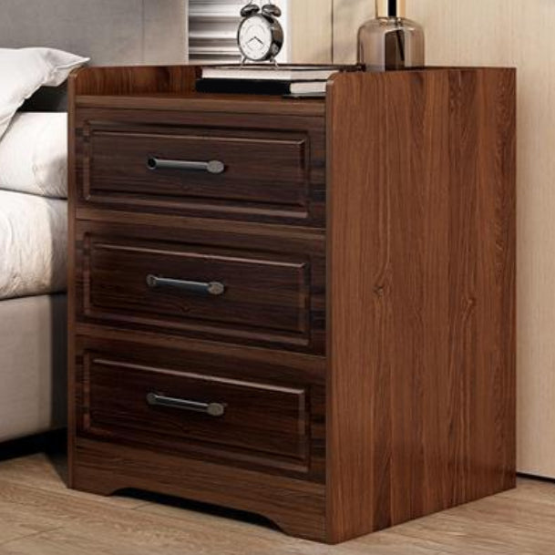 Modern Accent Table Nightstand Drawer Storage Night Table for Home Oak 1 Piece 3 Clearhalo 'Bedroom Furniture' 'furn' 'furn_night_stand' 'Furniture' 'night_stand' 'Nightstands' 7130734