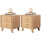 Modernism Storage Night Table 2/3 Drawers Wood Bed Nightstand for Bedroom