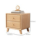 Modernism Storage Night Table 2/3 Drawers Wood Bed Nightstand for Bedroom