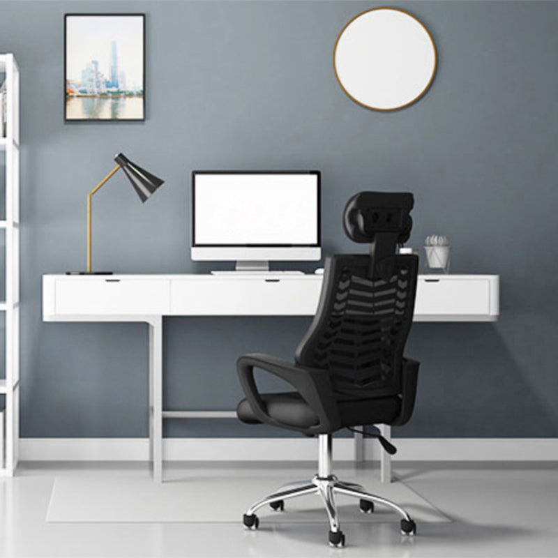 Modern Slide Chair Fixed Arms No Distressing Ergonomic Chair with Breathable Back Clearhalo 'furn' 'furn_office_chair' 'Furniture' 'Office Chairs' 'Office Furniture' 'office_chair' 7130811