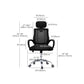 Modern Slide Chair Fixed Arms No Distressing Ergonomic Chair with Breathable Back Clearhalo 'furn' 'furn_office_chair' 'Furniture' 'Office Chairs' 'Office Furniture' 'office_chair' 7130821