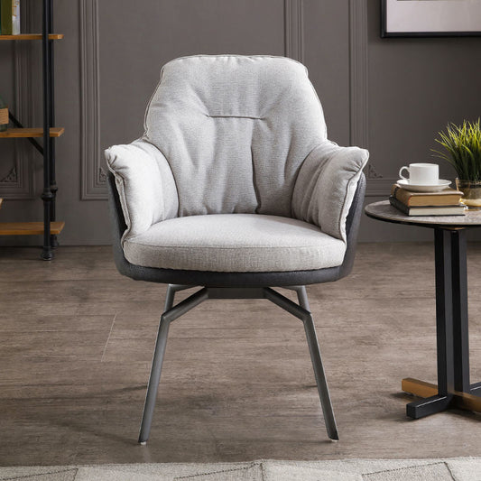 Modern Office Chair No Distressing Ergonomic Armless Desk Chair 1 Piece