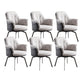 Modern Office Chair No Distressing Ergonomic Armless Desk Chair 6 Piece Set Clearhalo 'furn' 'furn_office_chair' 'Furniture' 'Office Chairs' 'Office Furniture' 'office_chair' 7130859