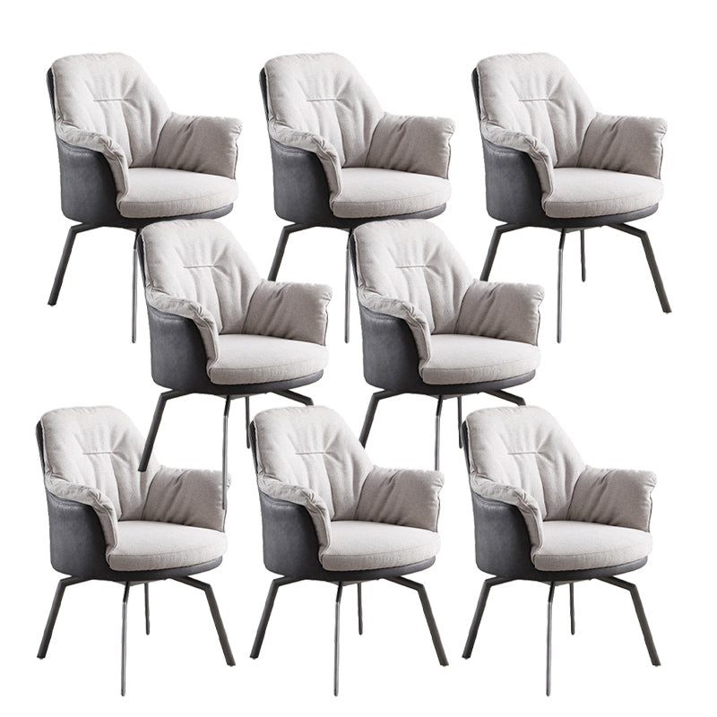 Modern Office Chair No Distressing Ergonomic Armless Desk Chair 8 Piece Set Clearhalo 'furn' 'furn_office_chair' 'Furniture' 'Office Chairs' 'Office Furniture' 'office_chair' 7130860
