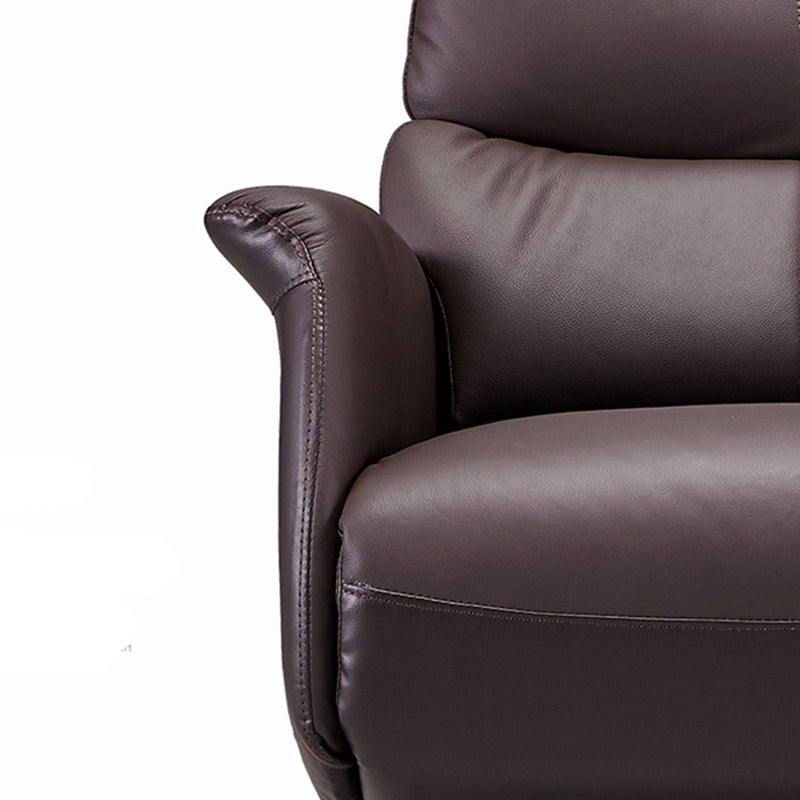 Modern Slide Office Chair Armless Leather Adjustable Seat Height Chair Clearhalo 'furn' 'furn_office_chair' 'Furniture' 'Office Chairs' 'Office Furniture' 'office_chair' 7130880