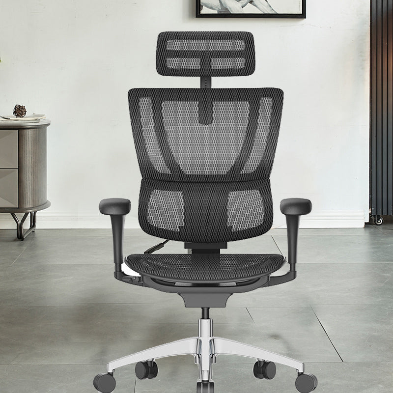 Modern Office Chair Removable Arms Adjustable Seat Height Desk Chair Clearhalo 'furn' 'furn_office_chair' 'Furniture' 'Office Chairs' 'Office Furniture' 'office_chair' 7130893