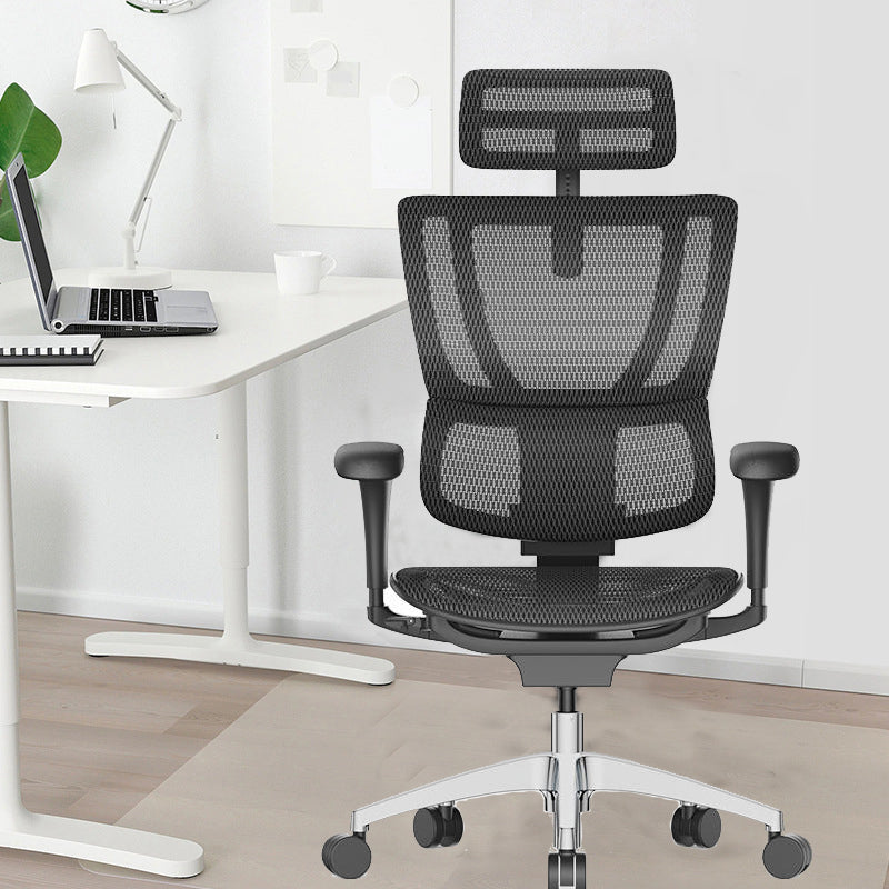 Modern Office Chair Removable Arms Adjustable Seat Height Desk Chair Clearhalo 'furn' 'furn_office_chair' 'Furniture' 'Office Chairs' 'Office Furniture' 'office_chair' 7130894