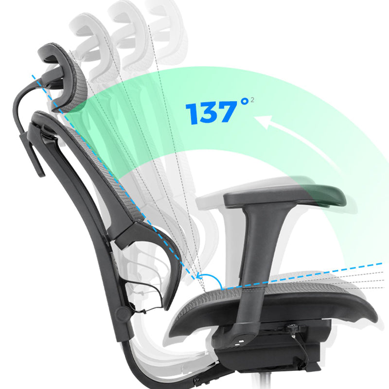 Modern Office Chair Removable Arms Adjustable Seat Height Desk Chair Clearhalo 'furn' 'furn_office_chair' 'Furniture' 'Office Chairs' 'Office Furniture' 'office_chair' 7130906