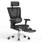 Modern Office Chair Removable Arms Adjustable Seat Height Desk Chair Black 1 Piece With Footrest Clearhalo 'furn' 'furn_office_chair' 'Furniture' 'Office Chairs' 'Office Furniture' 'office_chair' 7130909
