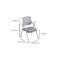 Contemporary Fixed Arms Conference Chair Mesh-back Task Chair for Office Clearhalo 'furn' 'furn_office_chair' 'Furniture' 'Office Chairs' 'Office Furniture' 'office_chair' 7131071