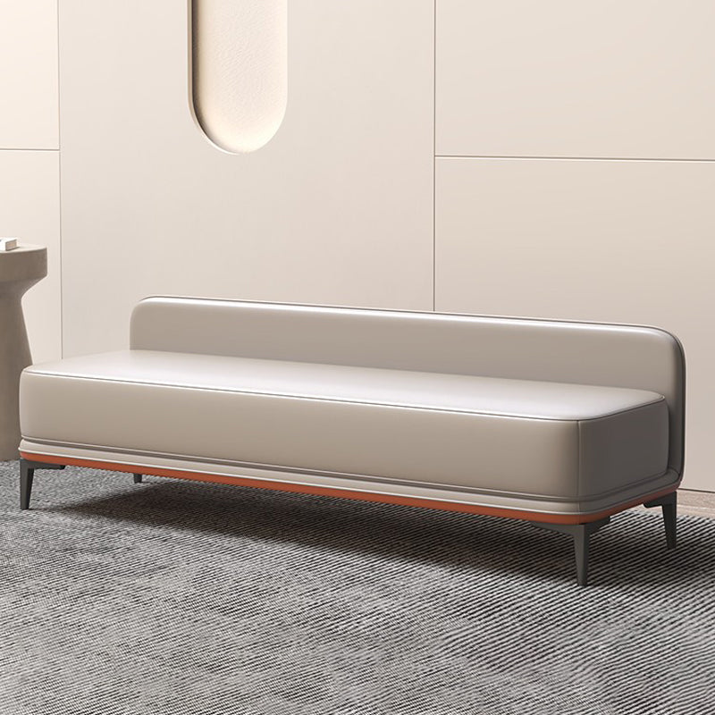 Modern Style Cushioned Seating Bench Rectangle Entryway and Bedroom Bench Clearhalo 'Benches' 'Chairs & Seating' 'furn' 'furn_benches' 'Furniture' 'Living Room Furniture' 7131149